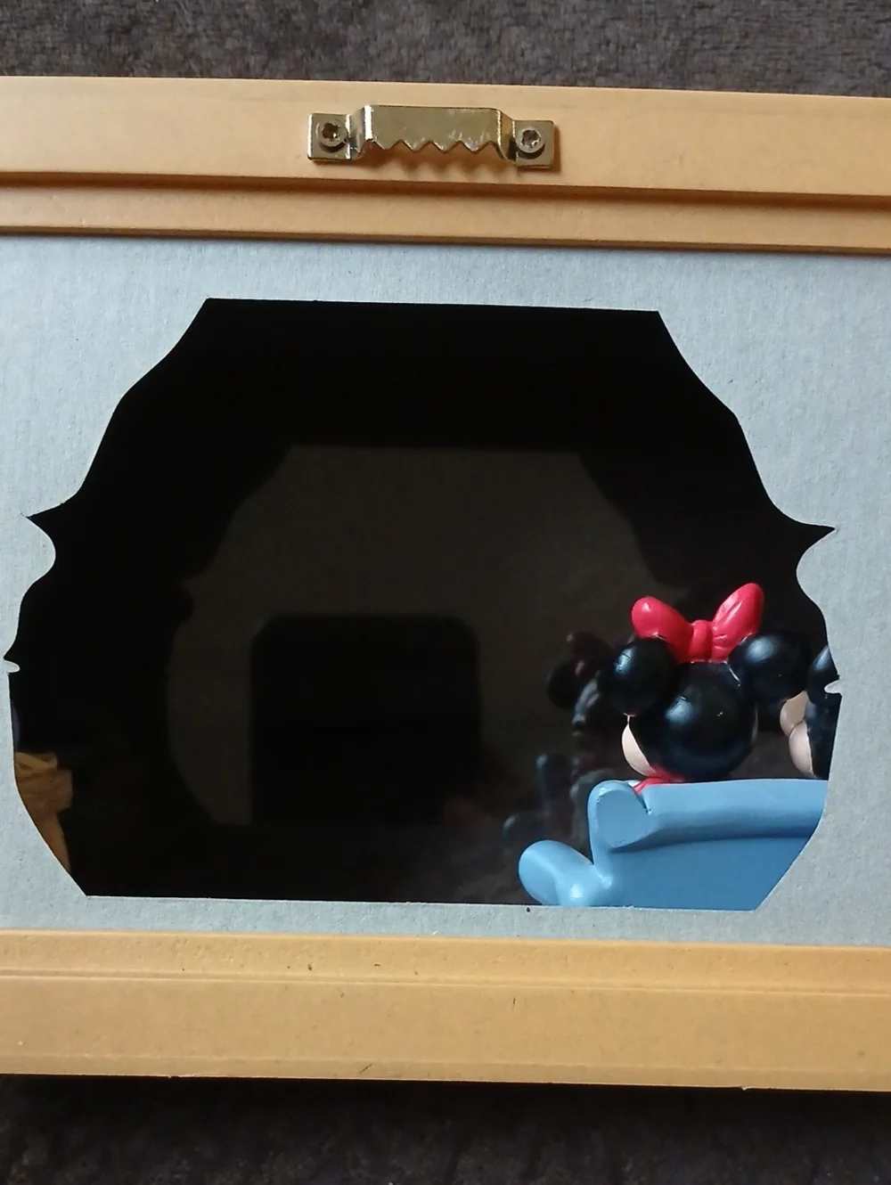 Disney Parks 3D Mickey & Minnie Shadow Box Frame And Photo Holder